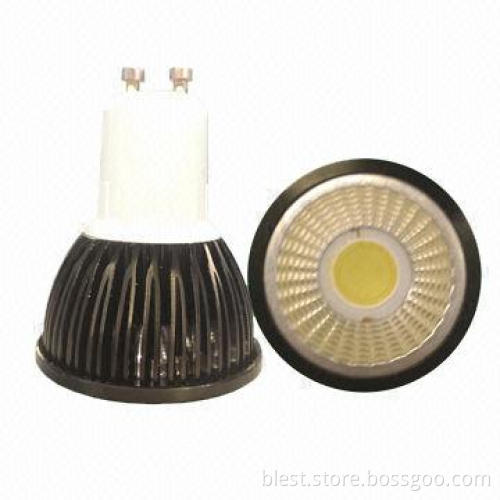 GU10 LED COB Spotlight with 3W Power and Aluminum Housing